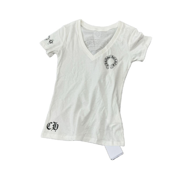 1:1 quality version 27928559 V-Neck Printed Tee 2 colors for girls
