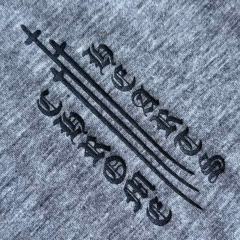 1:1 quality version Sanskrit Sword Print On Back V Neck Tee for girls 29306367