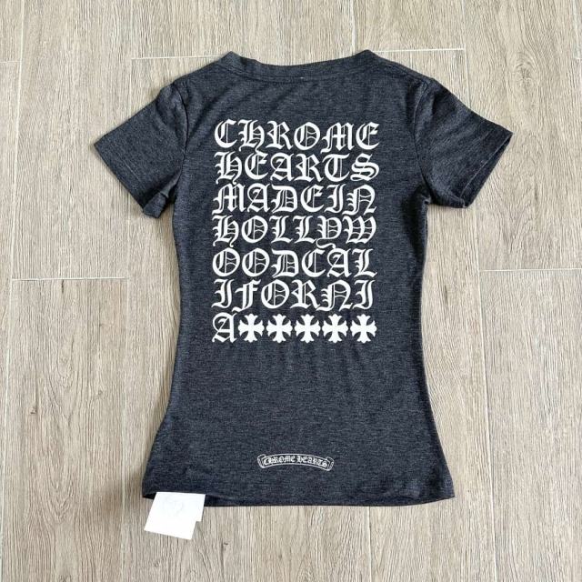 1:1 quality version Sanskrit Cross Horseshoe Neck Print Tee 2 colors for girls 29306368