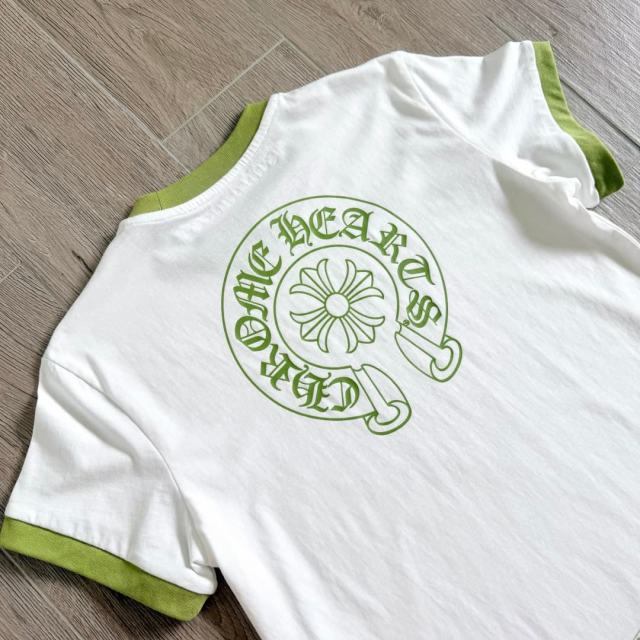1:1 quality version Color Block Banner Horseshoe Ladies Print Tee 5 colors 29334586