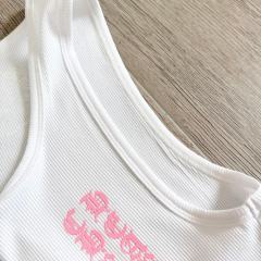 1:1 quality version Side T-Shape Sanskrit Printed Knitted Tank Dress 6 colors for girls 29033524