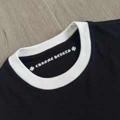 1:1 quality version Color Block Banner Horseshoe Ladies Print Tee 5 colors 29334586