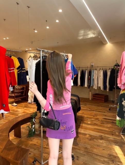 1:1 quality version American Graffiti Streetwear Multi Color Letter Print High Waist A Line Mini Skirt for girls 29392559