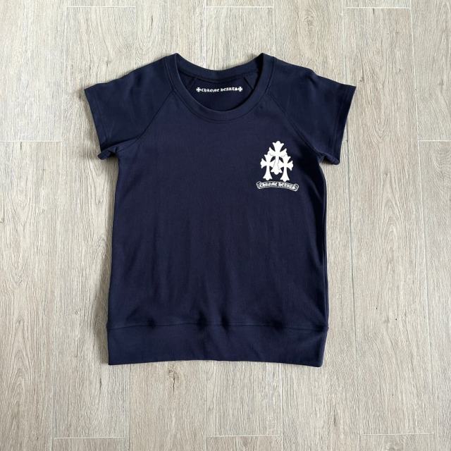 1:1 quality version Sanskrit Cross Graffiti Heart Navy Print Tee & Shorts Set 29334504