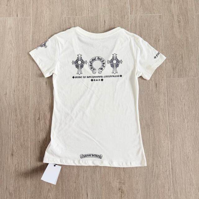 1:1 quality version Three Elements Print V-Neck Tee for girls 2 colors 29033515