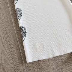 1:1 quality version Heart Vine Pattern White Limited Edition Print Vest Classic Vintage Sleeveless Top For Girls 29380178