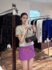 1:1 quality version American Graffiti Streetwear Multi Color Letter Print High Waist A Line Mini Skirt for girls 29392559