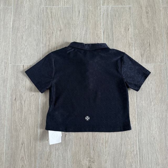1:1 quality versionCross Jacquard All Over Print Polo T-Shirt & Pleated Skirt Set For Girls 29380185