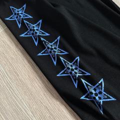 1:1 quality version Sanskrit Pentagram Blue Printed Knitted Tank Dress for girls 29033520