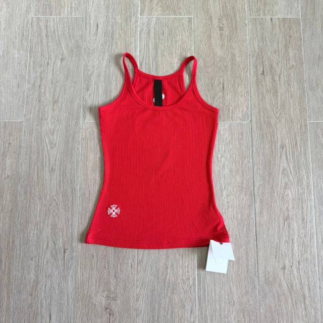 1:1 quality version Cross Flower Embroidery Knit Cami Top 3 colors 29306376
