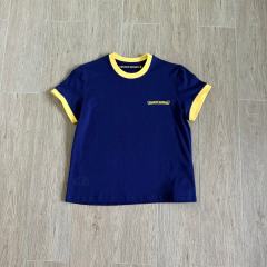 1:1 quality version Color Block Banner Horseshoe Ladies Print Tee 5 colors 29334586