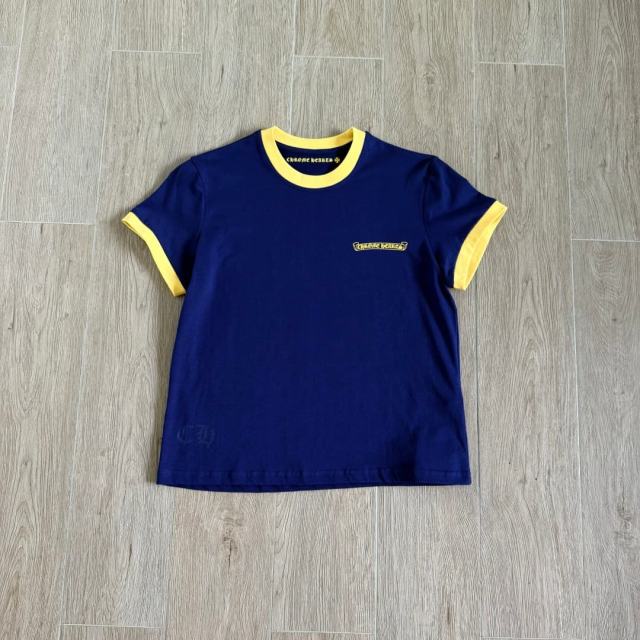 1:1 quality version Color Block Banner Horseshoe Ladies Print Tee 5 colors 29334586
