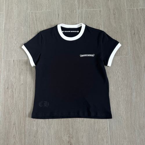 1:1 quality version Color Block Banner Horseshoe Ladies Print Tee 5 colors 29334586