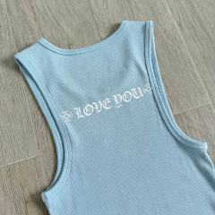 1:1 quality version Minimalist Blue Knitted Tank Dress for girls 29033523
