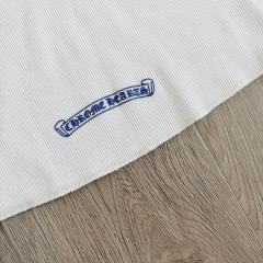 1:1 quality version Blue Horseshoe Ring Script Letter Surrounded Waffle Knit Long Sleeve Tee for girls 2 colors 29426191