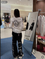1:1 quality version Cross Cartoon Girl Slogan Print Drawstring Wide Leg Sweat Pants for girls 29456654