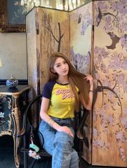 1:1 quality version Deadly Doll Raglan Sleeve Girl Group Style Print Tee 5 colors 29306360