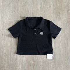 1:1 quality versionCross Jacquard All Over Print Polo T-Shirt & Pleated Skirt Set For Girls 29380185