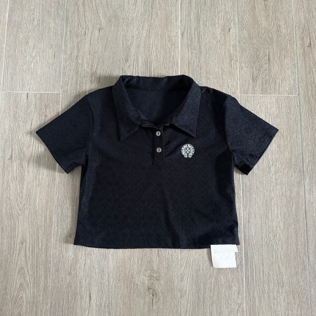1:1 quality versionCross Jacquard All Over Print Polo T-Shirt & Pleated Skirt Set For Girls 29380185