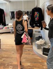 1:1 quality version Cross Scroll Print Tank Dress 29306372
