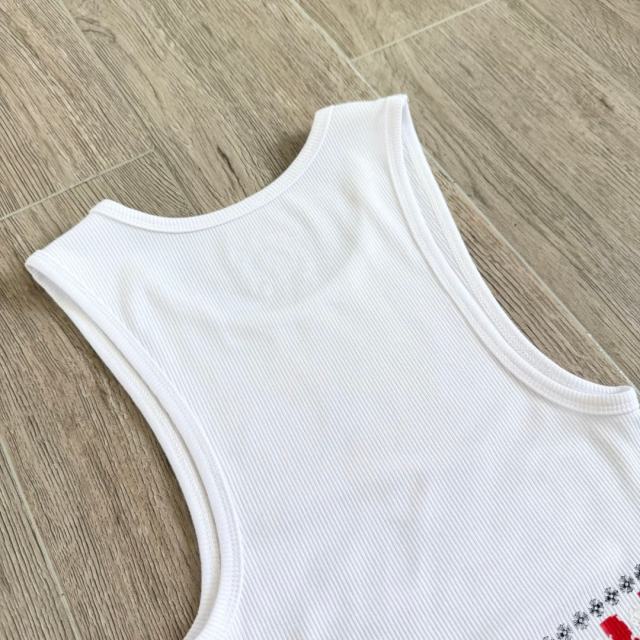 1:1 quality version USA Flag Print On Back Knit Tank Dress 2 colors 29306370