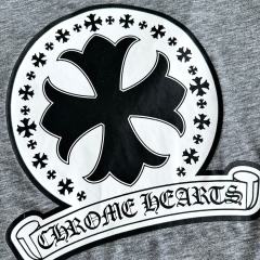 1:1 quality version Round Cross Flower Print On Back V Neck Tee for girls 29306364