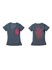 1:1 quality version Sword Vine Red Cross V Neck Print Tee for girls 29306361