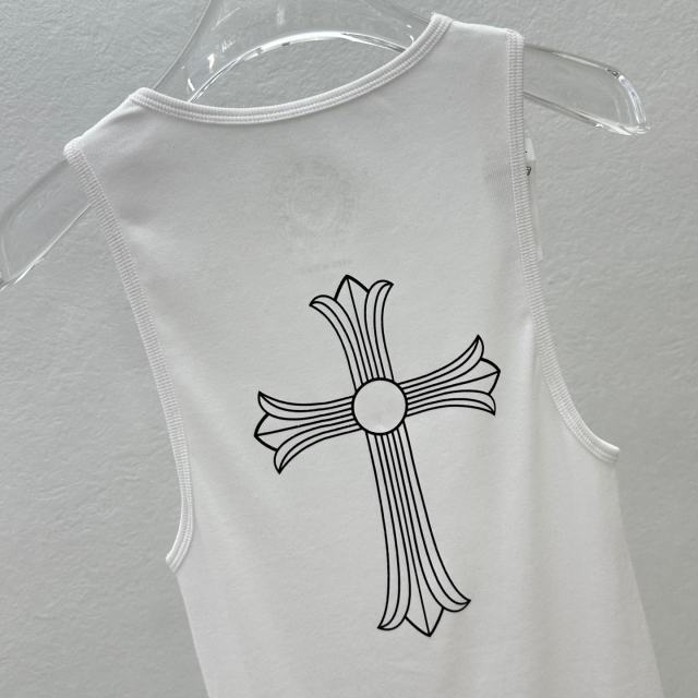 1:1 quality version Sanskrit Back Classic Cross Print Long Bodycon Tank Dress 2 colors 29093453