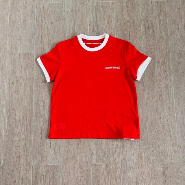 1:1 quality version Color Block Banner Horseshoe Ladies Print Tee 5 colors 29334586
