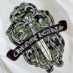 1:1 quality version Green Sword Vine Print Waffle Slim‑Fit Long Sleeve Tee for girls 29426184