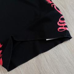 1:1 quality version Classic Vintage Red Cross Sanskrit Print Knit Tank Tops For Girls 29380174