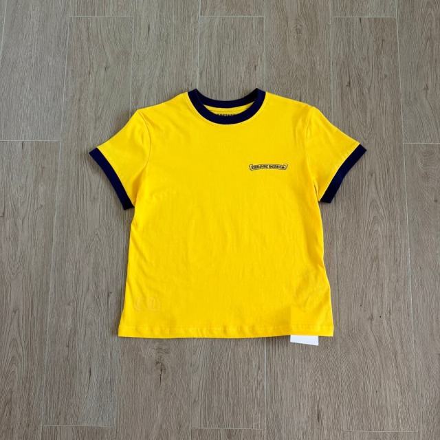 1:1 quality version Color Block Banner Horseshoe Ladies Print Tee 5 colors 29334586