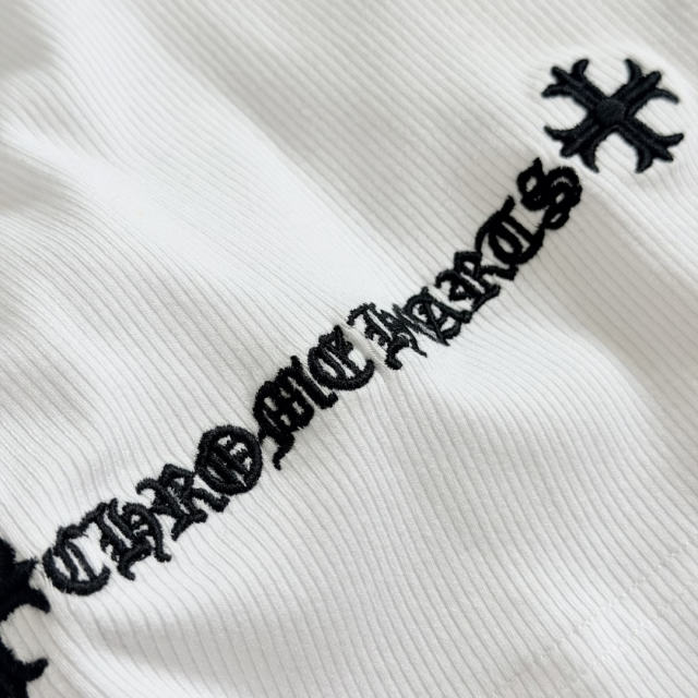 1:1 quality version Y2K Street Cross Gothic Letter Embroidery Ribbed Slim Fit Polo Dress 2 colors 29380249