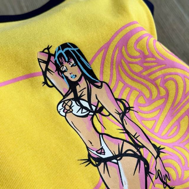 1:1 quality version Deadly Doll Raglan Sleeve Girl Group Style Print Tee 5 colors 29306360