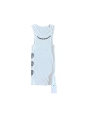 1:1 quality version Heart Vine Pattern White Limited Edition Print Vest Classic Vintage Sleeveless Top For Girls 29380178