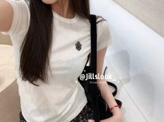1:1 quality version GRP Y Embroidery Slim Fit Tee for girls 2 colors 29033513