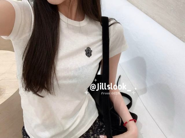 1:1 quality version GRP Y Embroidery Slim Fit Tee for girls 2 colors 29033513