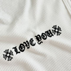 1:1 quality version Heart Vine Pattern White Limited Edition Print Vest Classic Vintage Sleeveless Top For Girls 29380178