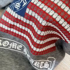 1:1 quality version Horseshoe USA Flag Neck Print Tee 2 colors for girls 29306369