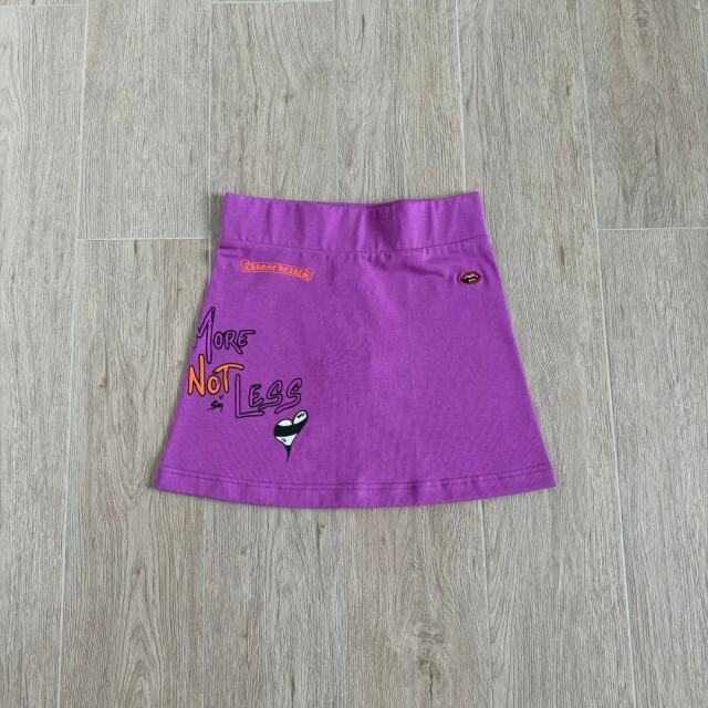 1:1 quality version American Graffiti Streetwear Multi Color Letter Print High Waist A Line Mini Skirt for girls 29392559