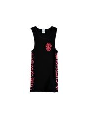 1:1 quality version Classic Vintage Red Cross Sanskrit Print Knit Tank Tops For Girls 29380174