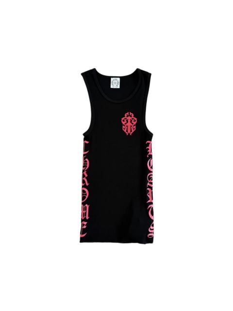 1:1 quality version Classic Vintage Red Cross Sanskrit Print Knit Tank Tops For Girls 29380174