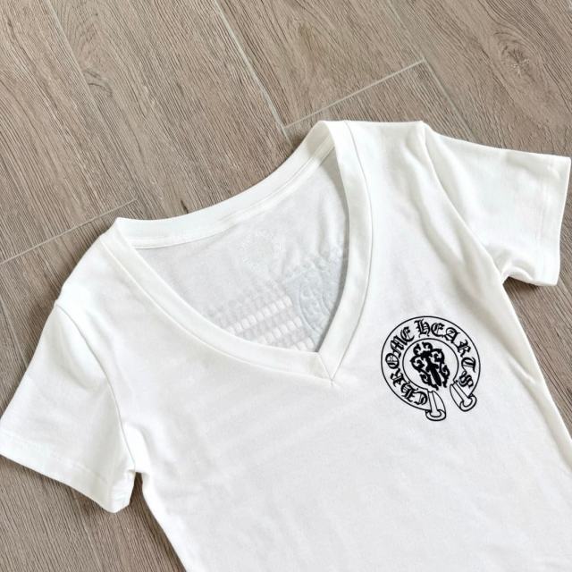 1:1 quality version Horseshoe USA Flag Neck Print Tee 2 colors for girls 29306369