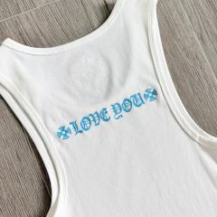 1:1 quality version Summer Fresh Knitted Tank Dress 2 colors for girls 29033522