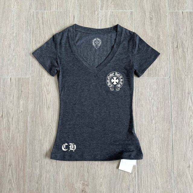 1:1 quality version Sanskrit Cross Horseshoe Neck Print Tee 2 colors for girls 29306368
