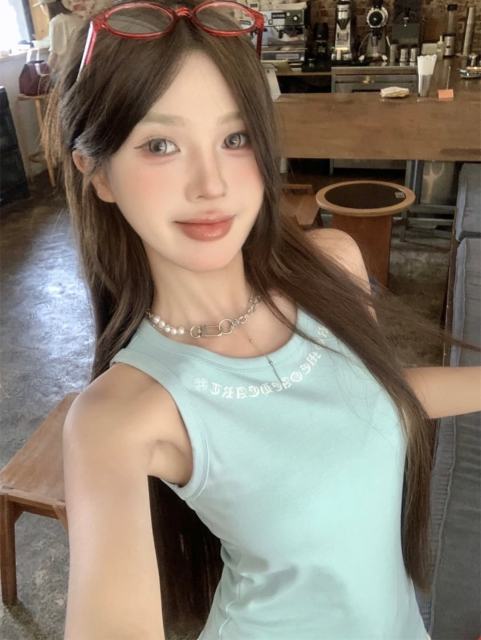 1:1 quality version Minimalist Blue Knitted Tank Dress for girls 29033523