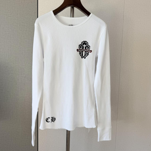 1:1 quality version Green Sword Vine Print Waffle Slim‑Fit Long Sleeve Tee for girls 29426184