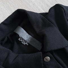 1:1 quality version Y2K Street Cross Gothic Letter Embroidery Ribbed Slim Fit Polo Dress 2 colors 29380249