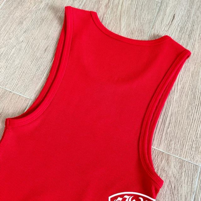 1:1 quality version Side T-Shape Sanskrit Printed Knitted Tank Dress 6 colors for girls 29033524