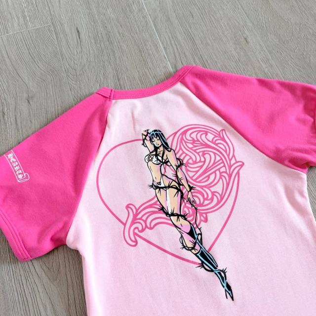 1:1 quality version Deadly Doll Raglan Sleeve Girl Group Style Print Tee 5 colors 29306360